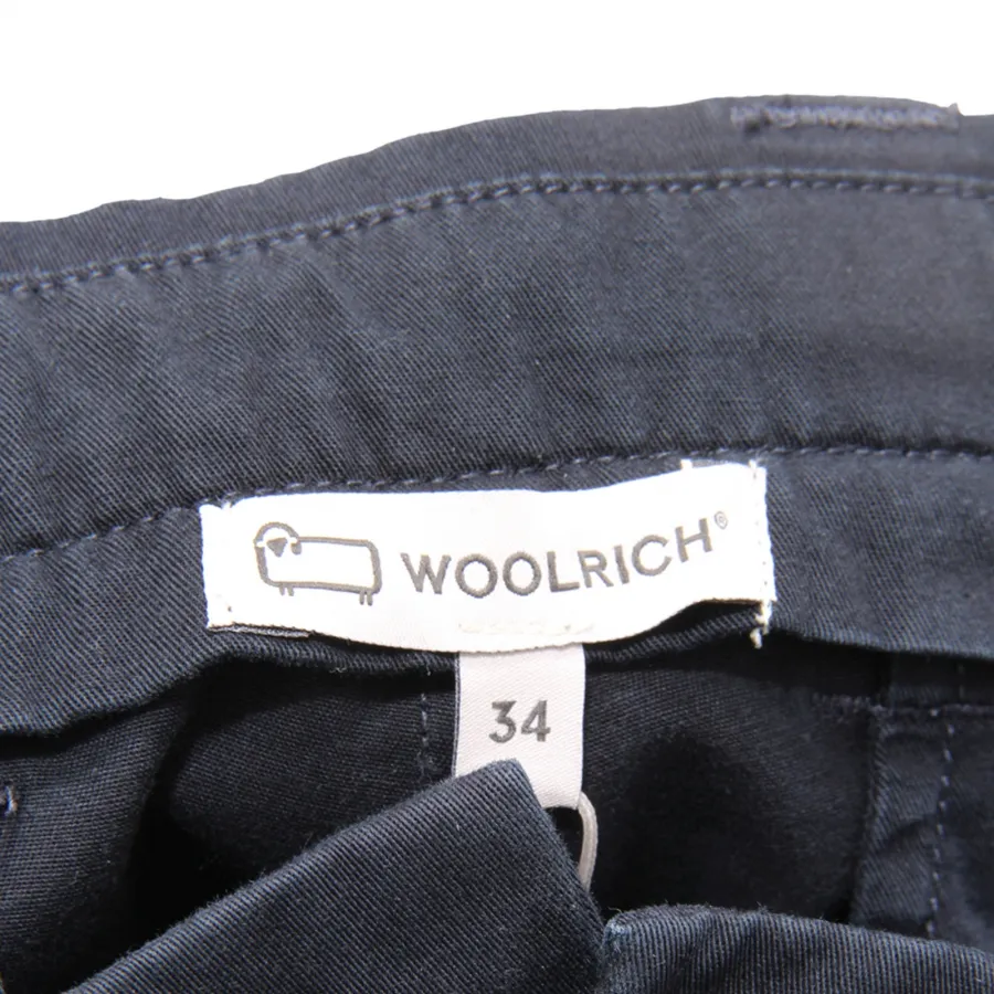 8712AR bermuda uomo WOOLRICH man garment dyed shorts blue