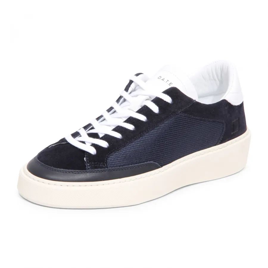 9108AZ SNEAKER UOMO D.A.T.E. LEVANTE MAN SHOES BLUE