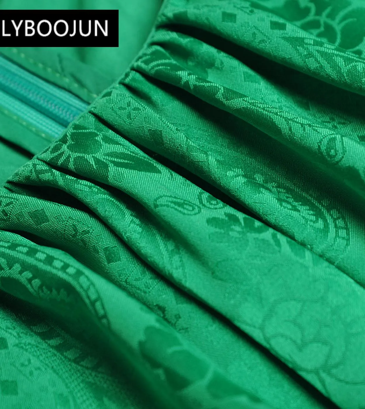 Abiti da donna 2023 Runway Designer di lusso Alta qualità Elegante estate O Collo Lanterna Manica lunga Natica avvolgente Dr