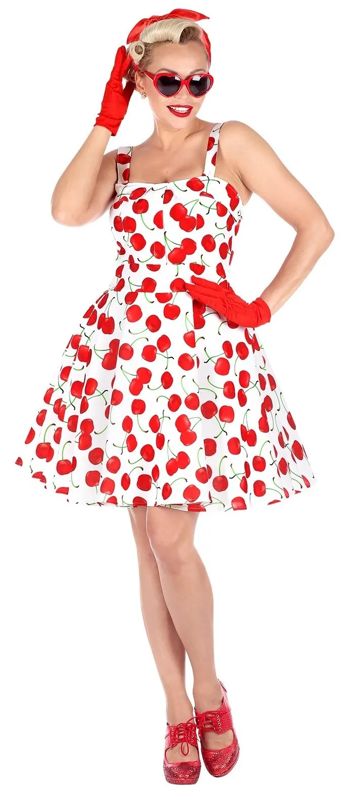 Abito anni '50 Ciliegie