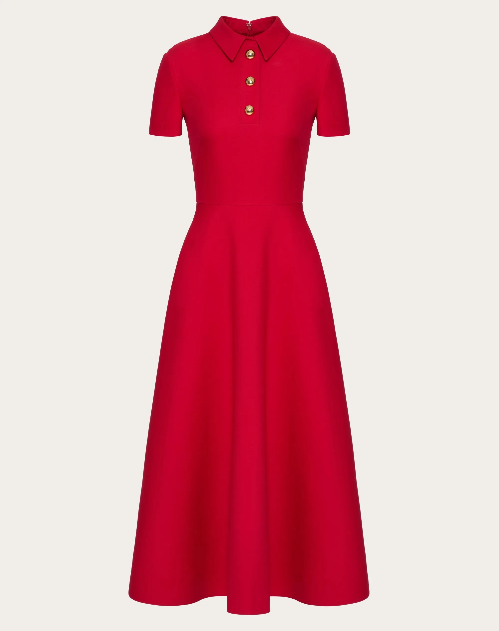 ABITO MIDI IN CREPE COUTURE