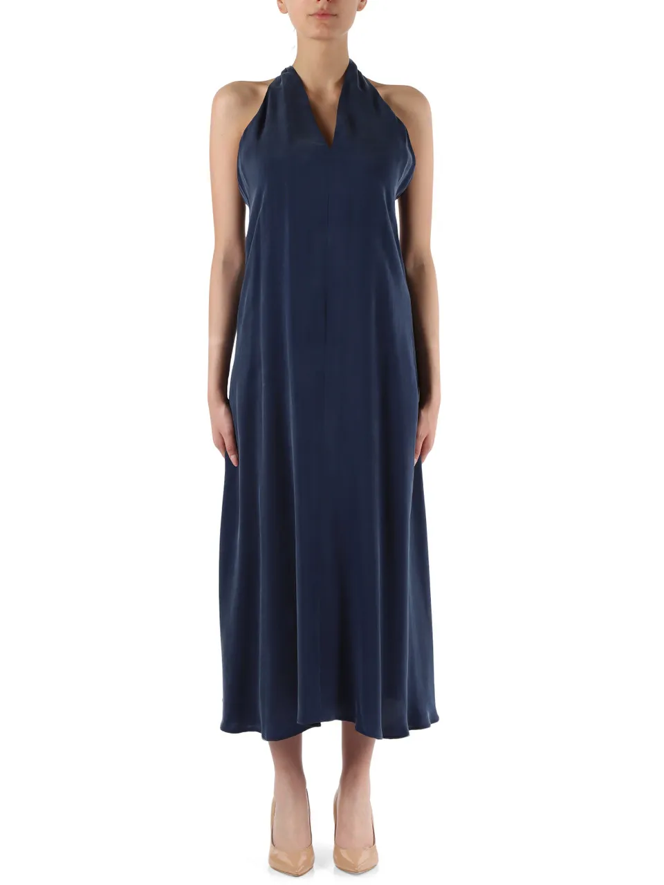Abito minimal chic in cupro BANFY