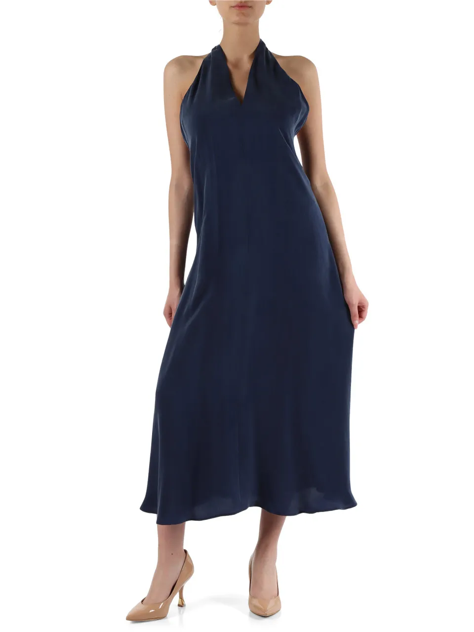 Abito minimal chic in cupro BANFY