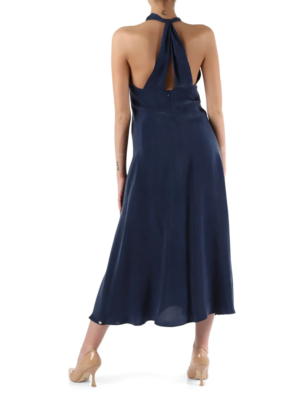 Abito minimal chic in cupro BANFY