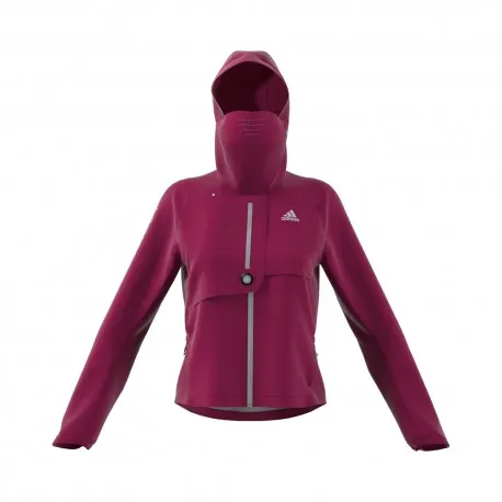 ADIDAS giacca running wind.rdy power berry donna