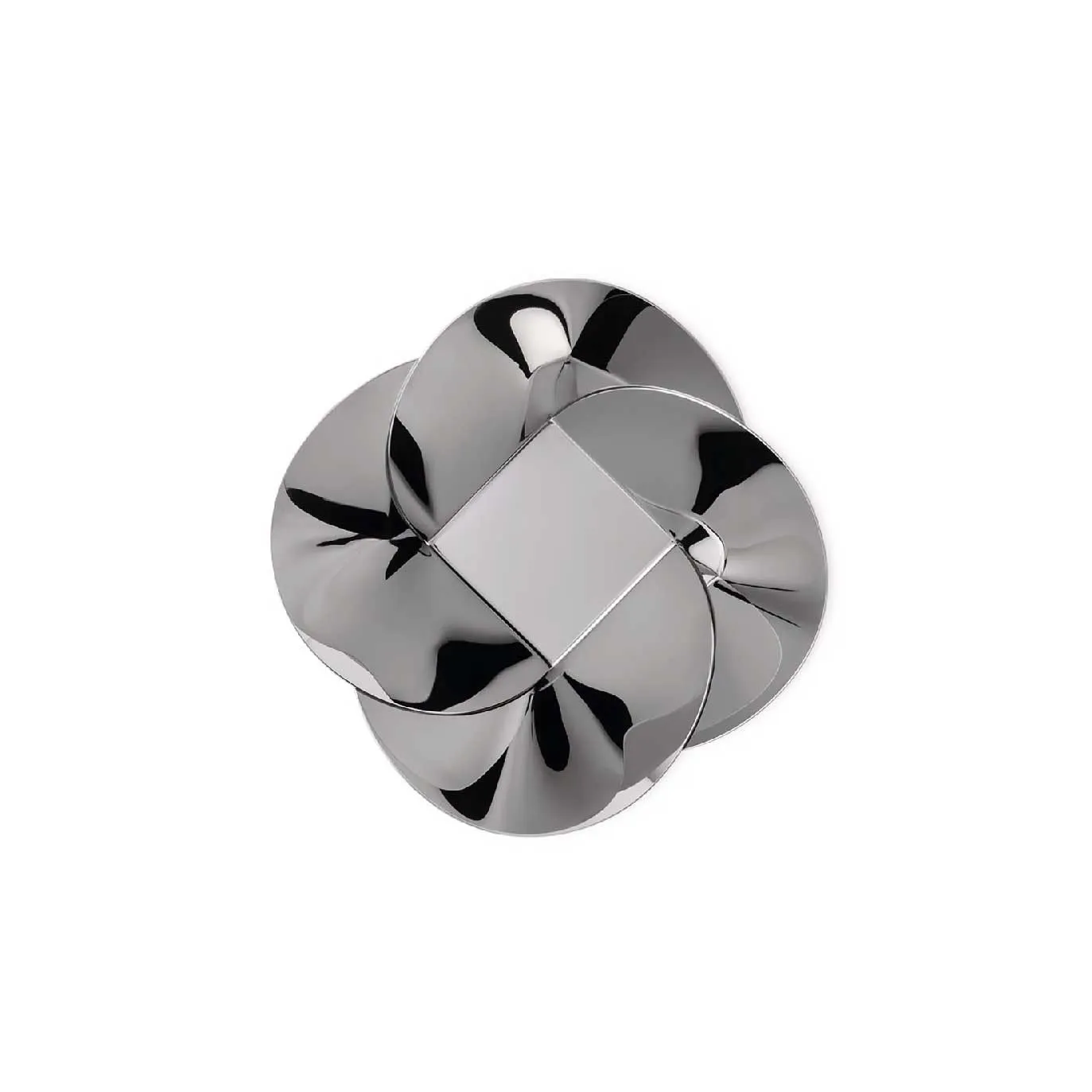 Alessi  Cestino piccolo in acciaio inossidabile dal design moderno ed elegante Pianissimo