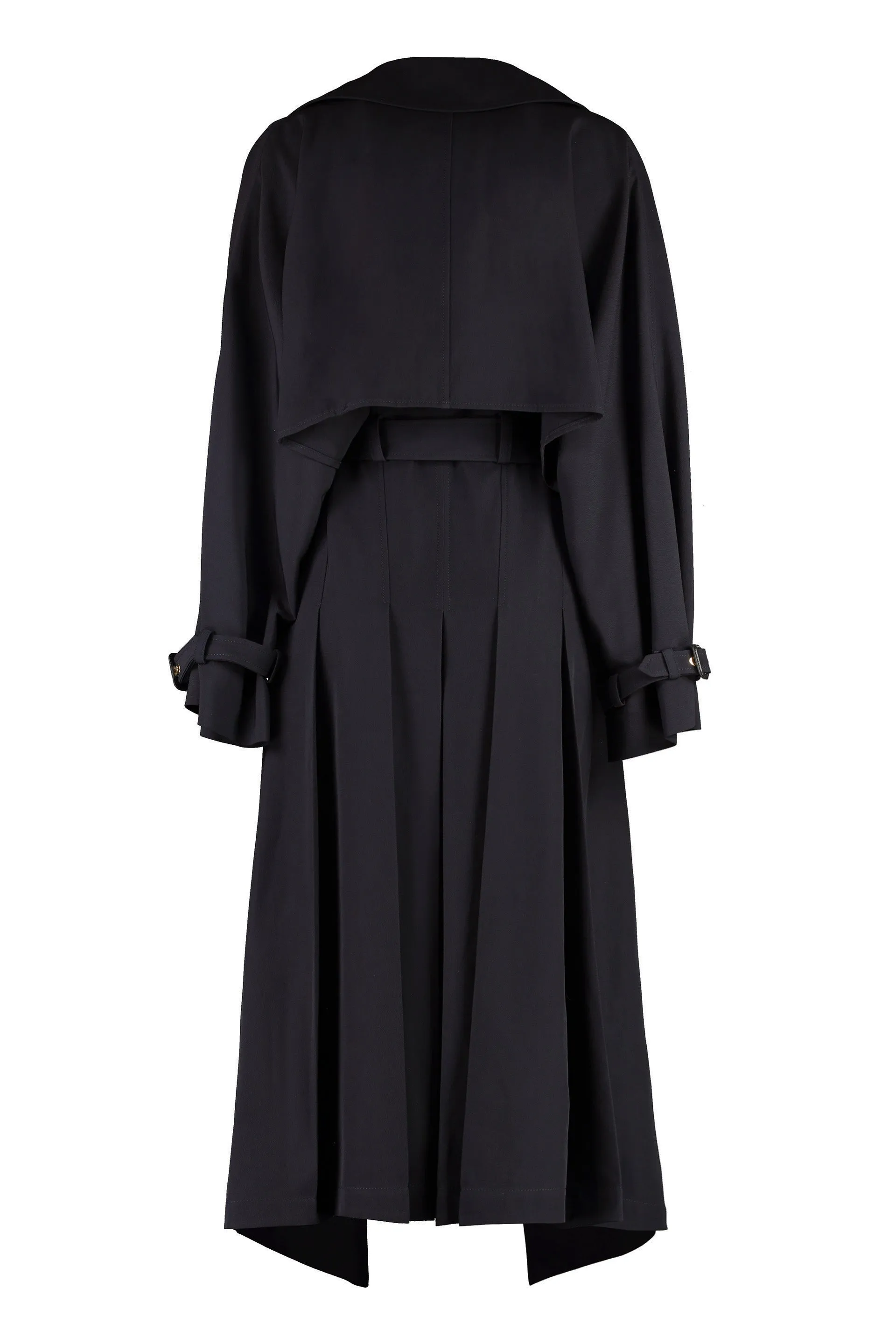 Alexander McQueen Trench coat in lana e cotone