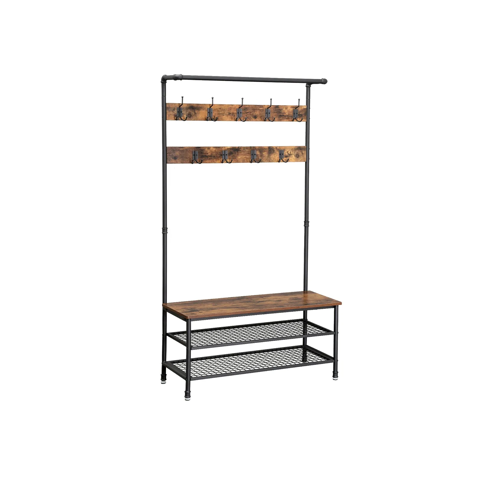 Appendiabiti con Scaffale Portascarpe