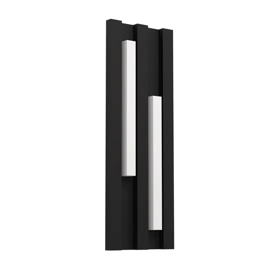 Applique da esterno a LED Fandina, nero