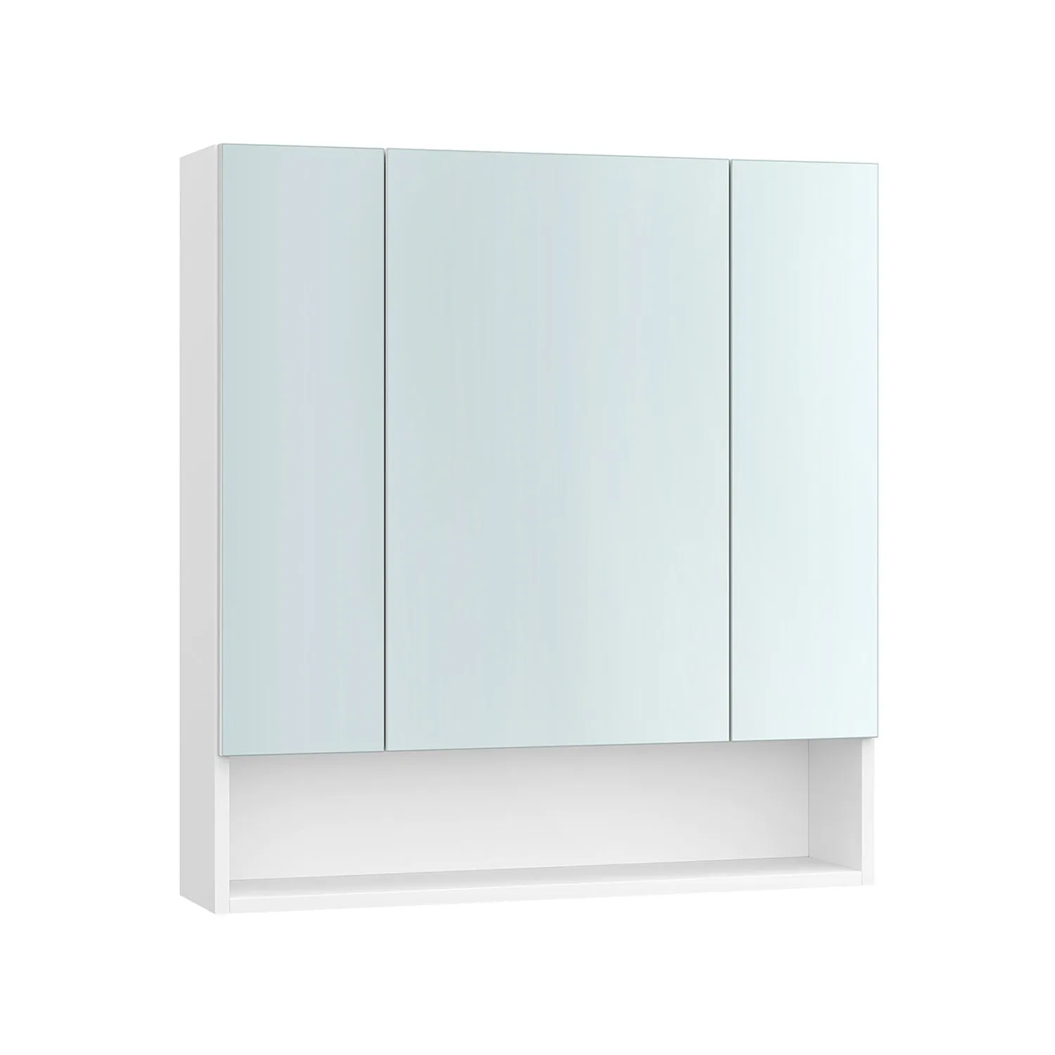 Armadietto Bagno da Muro con Ante a Specchio Stile Moderno