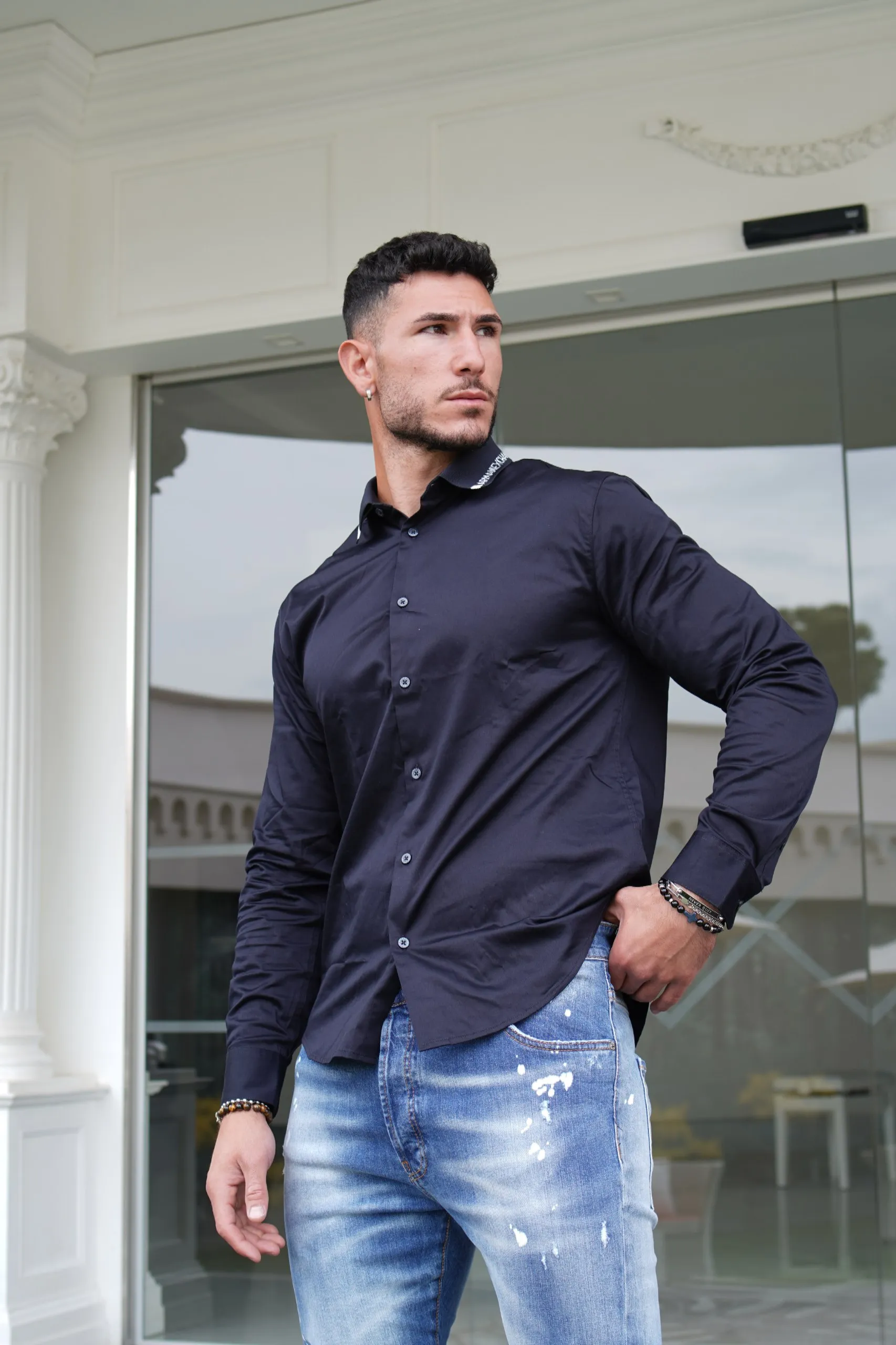 Armani Camicia collo in cotone