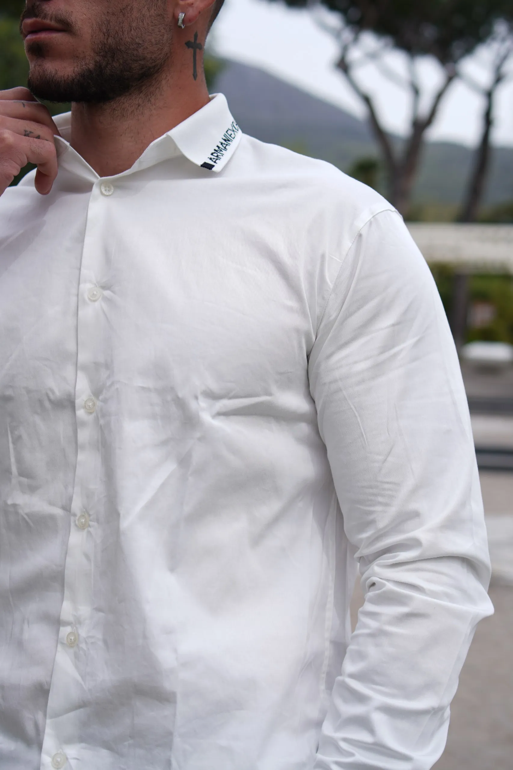 Armani Camicia collo in cotone