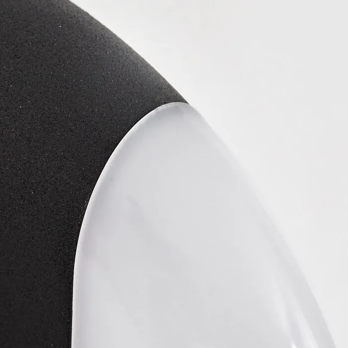 Arvier Applique da esterno LED Nero, 1-Luce