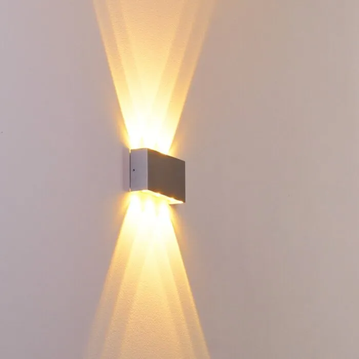 B-Leuchten Lente Applique LED Alluminio, 6-Luci