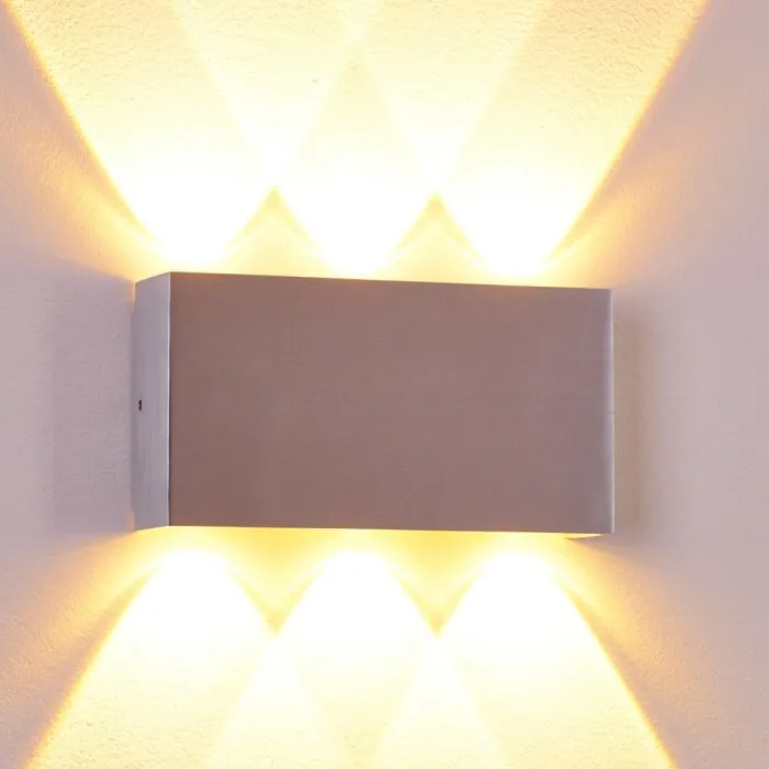 B-Leuchten Lente Applique LED Alluminio, 6-Luci