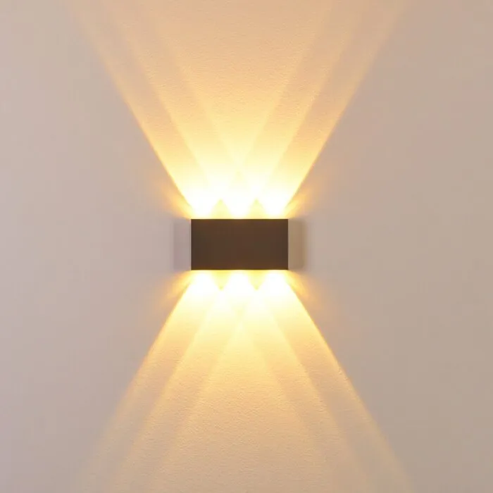 B-Leuchten Lente Applique LED Alluminio, 6-Luci