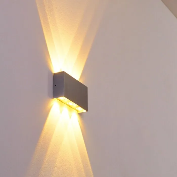 B-Leuchten Lente Applique LED Alluminio, 6-Luci