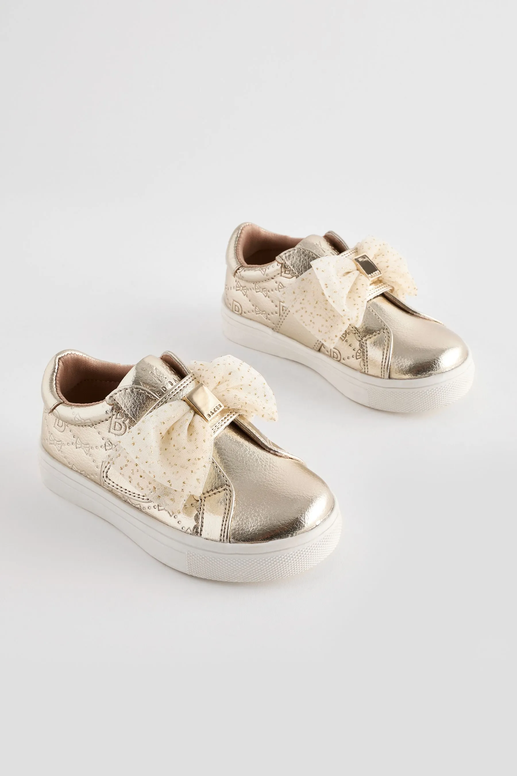 Baker by Ted Baker Bambina Organza Farfallino Scarpe da ginnastica    