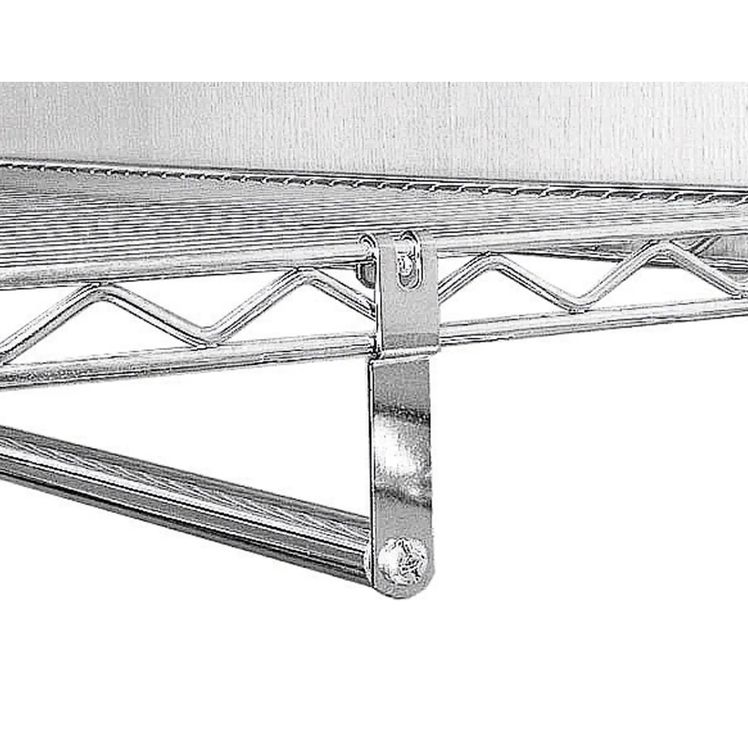 Barra in acciaio porta abiti 60 cm