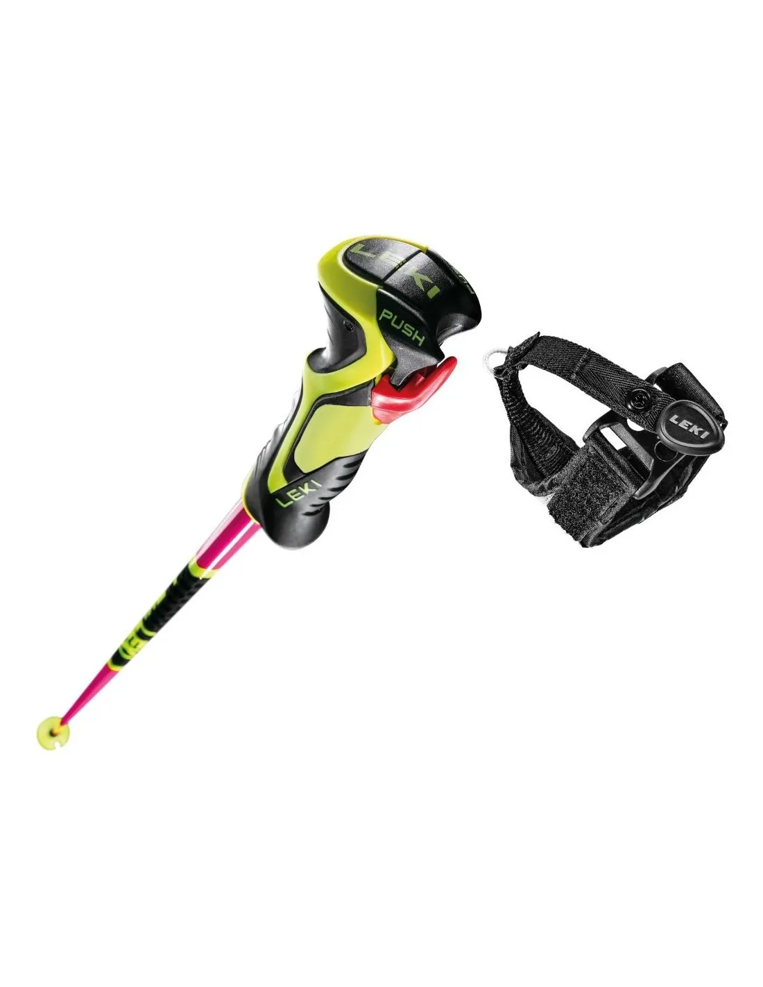 Bastoni da sci Leki Worldcup Lite SL Lady 3d Neon Pink