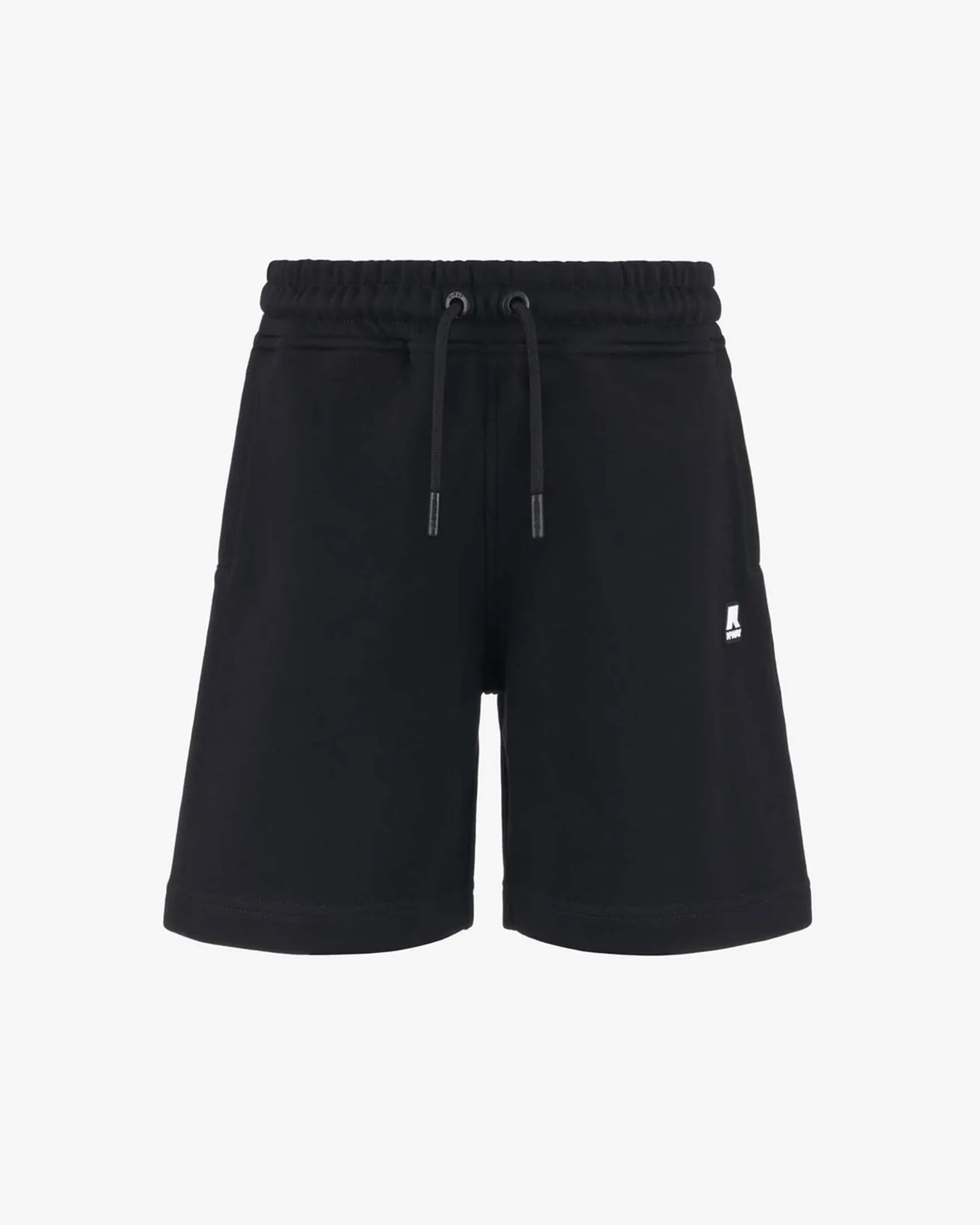 Bermuda in felpa di cotone blu con coulisse 3-8 anni