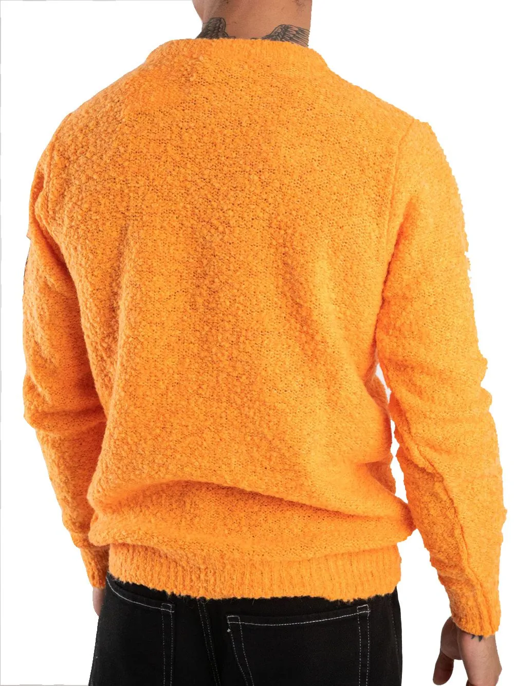 Berna M Girocollo Rasato Rov. - Arancio