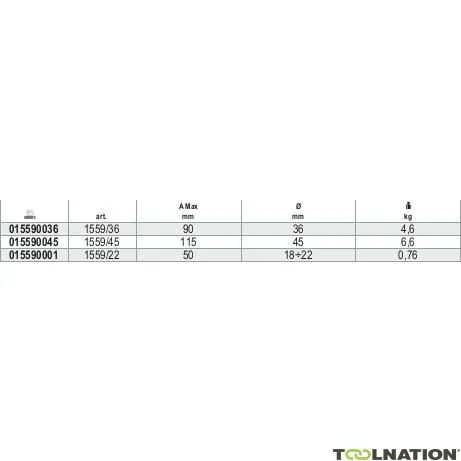 Beta 015590036 1559/36 Estrattore a sfera per manubrio, Light 90 mm