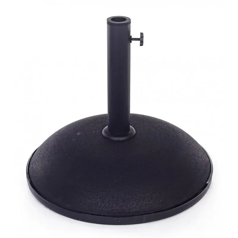 Bizzotto outdoor Base ombrellone Barry tondo 35kg nero
