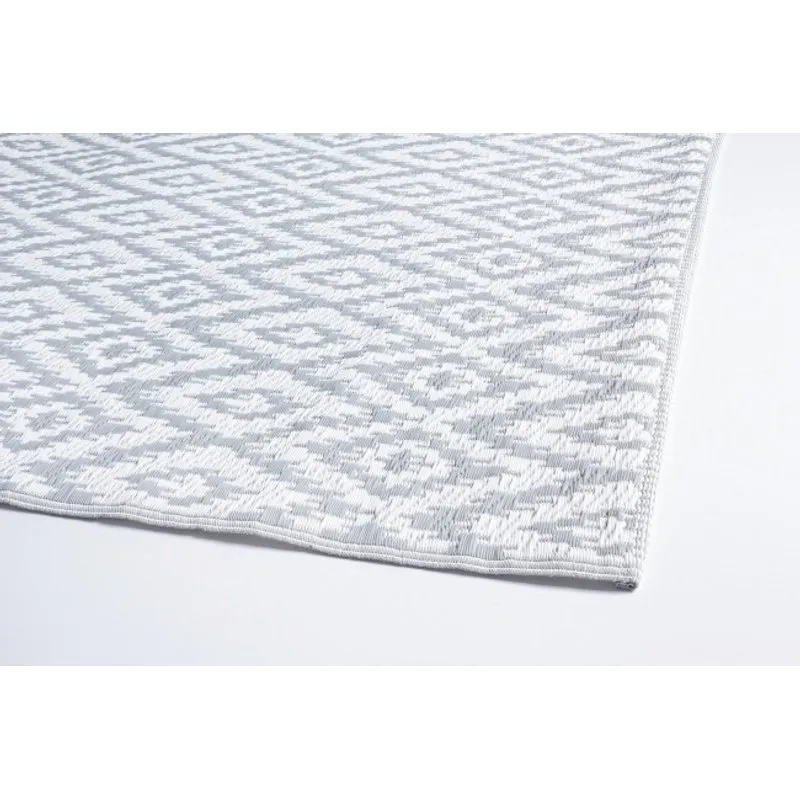 Bizzotto outdoor Tappeto Rombo grig-bia 120x180