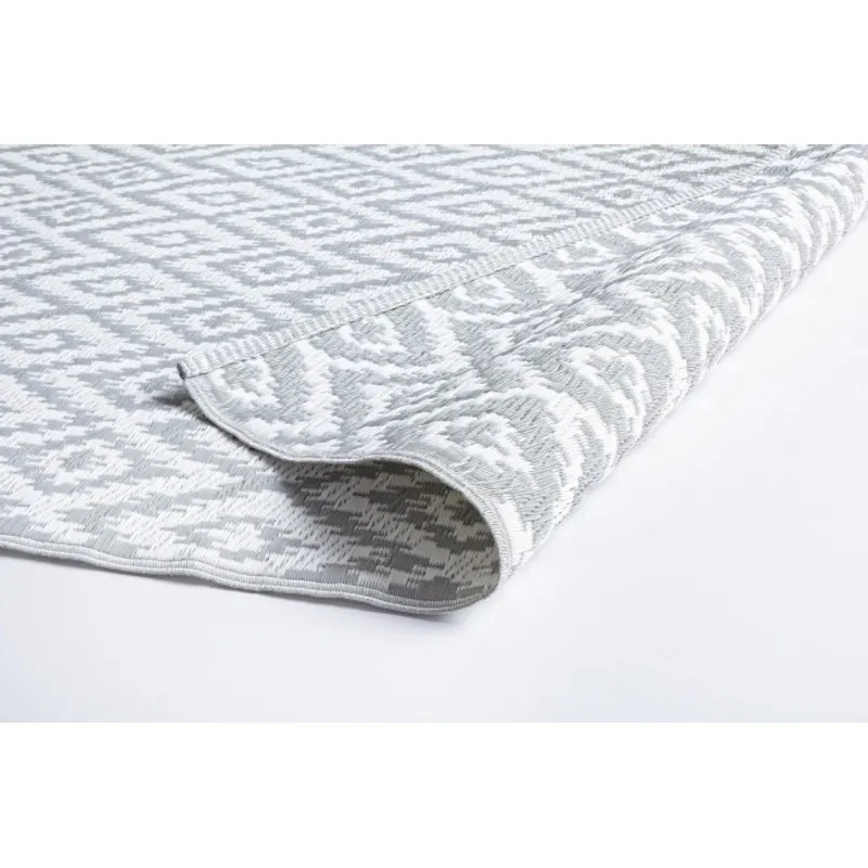 Bizzotto outdoor Tappeto Rombo grig-bia 120x180