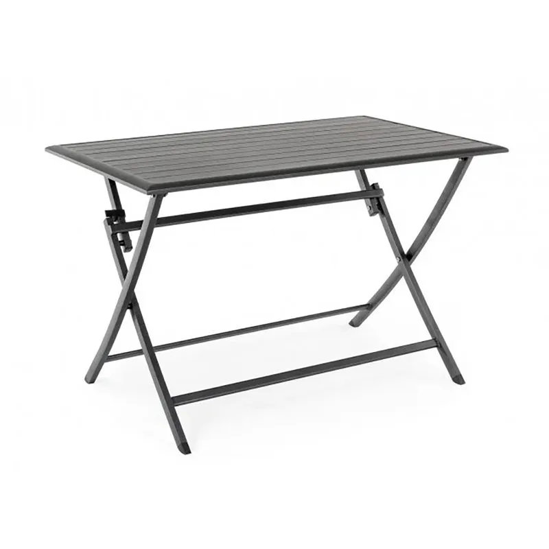 Bizzotto outdoor Tavolo pieghevole elin 110x70 antracite lh32