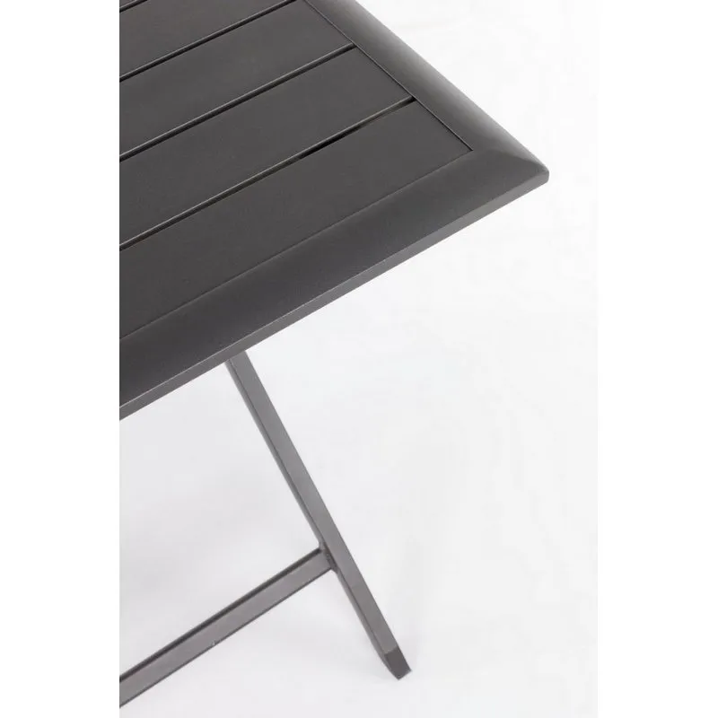Bizzotto outdoor Tavolo pieghevole elin 110x70 antracite lh32