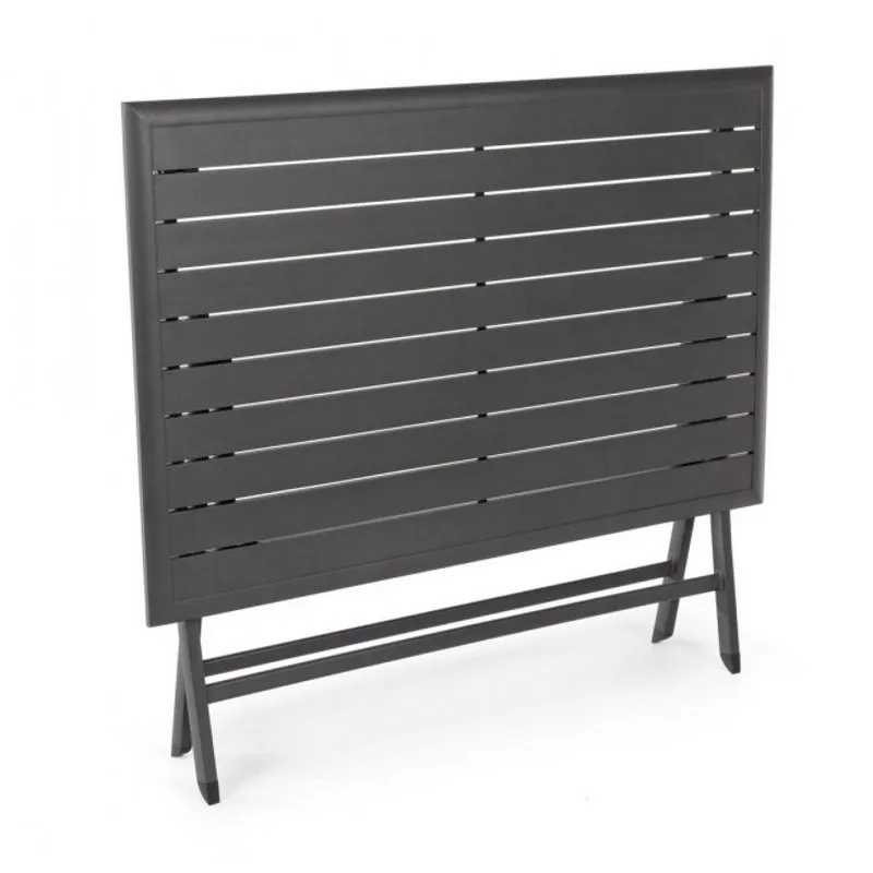 Bizzotto outdoor Tavolo pieghevole elin 110x70 antracite lh32