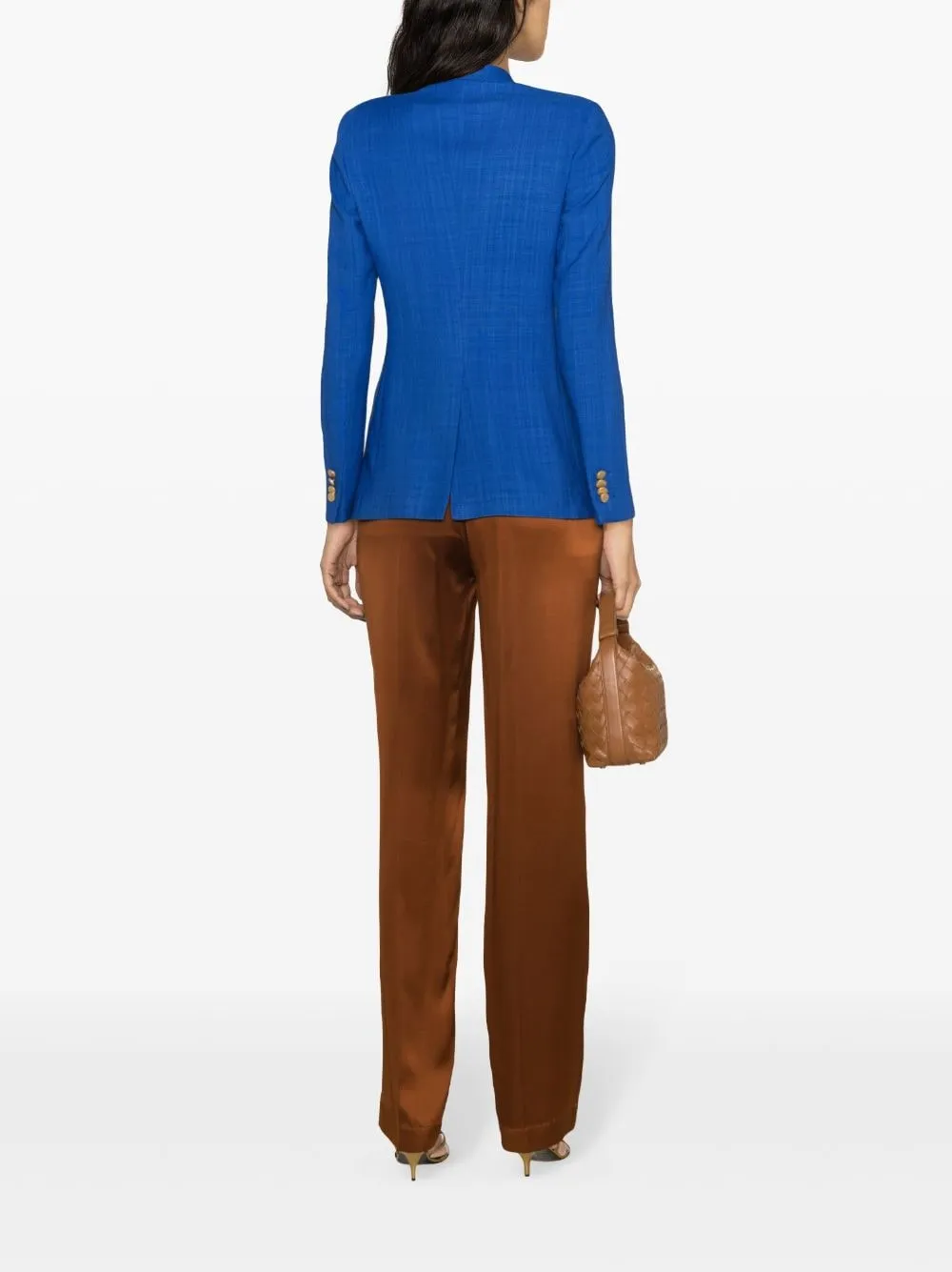 Blazer doppiopetto in blu - donna