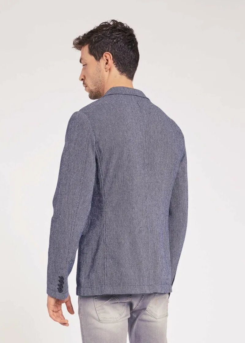 Blazer in cotone armaturato