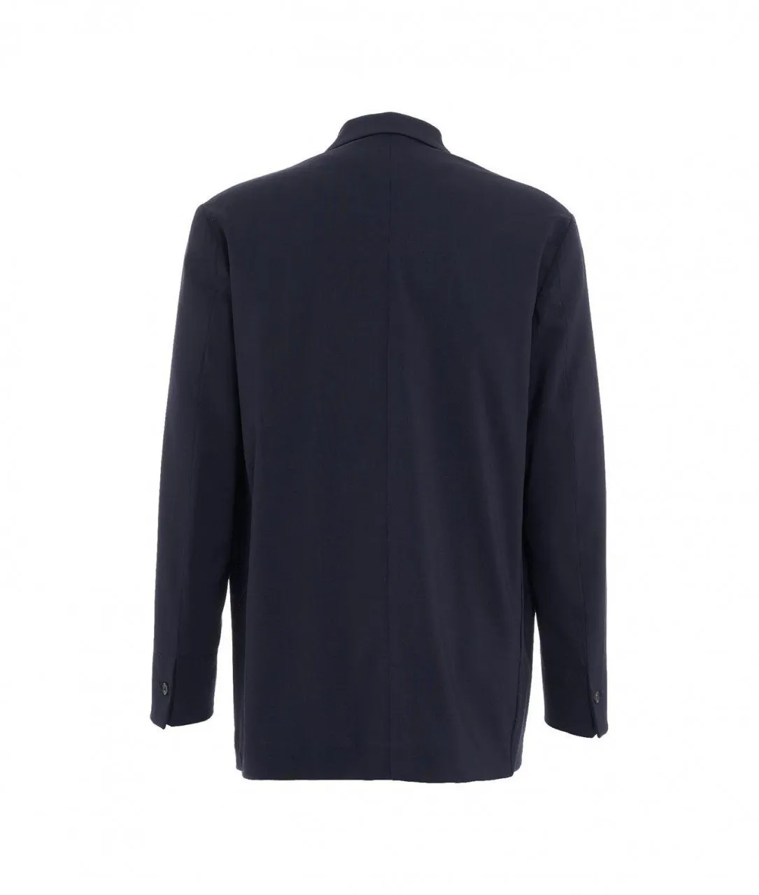 Blazer in lana vergine blu scuro blu scuro