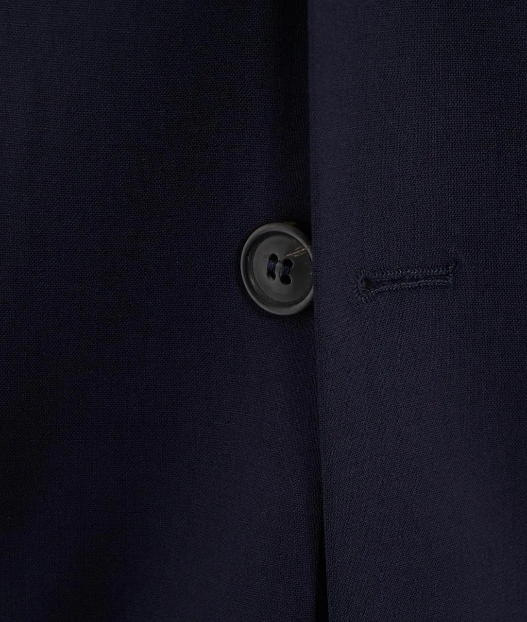 Blazer in lana vergine blu scuro blu scuro