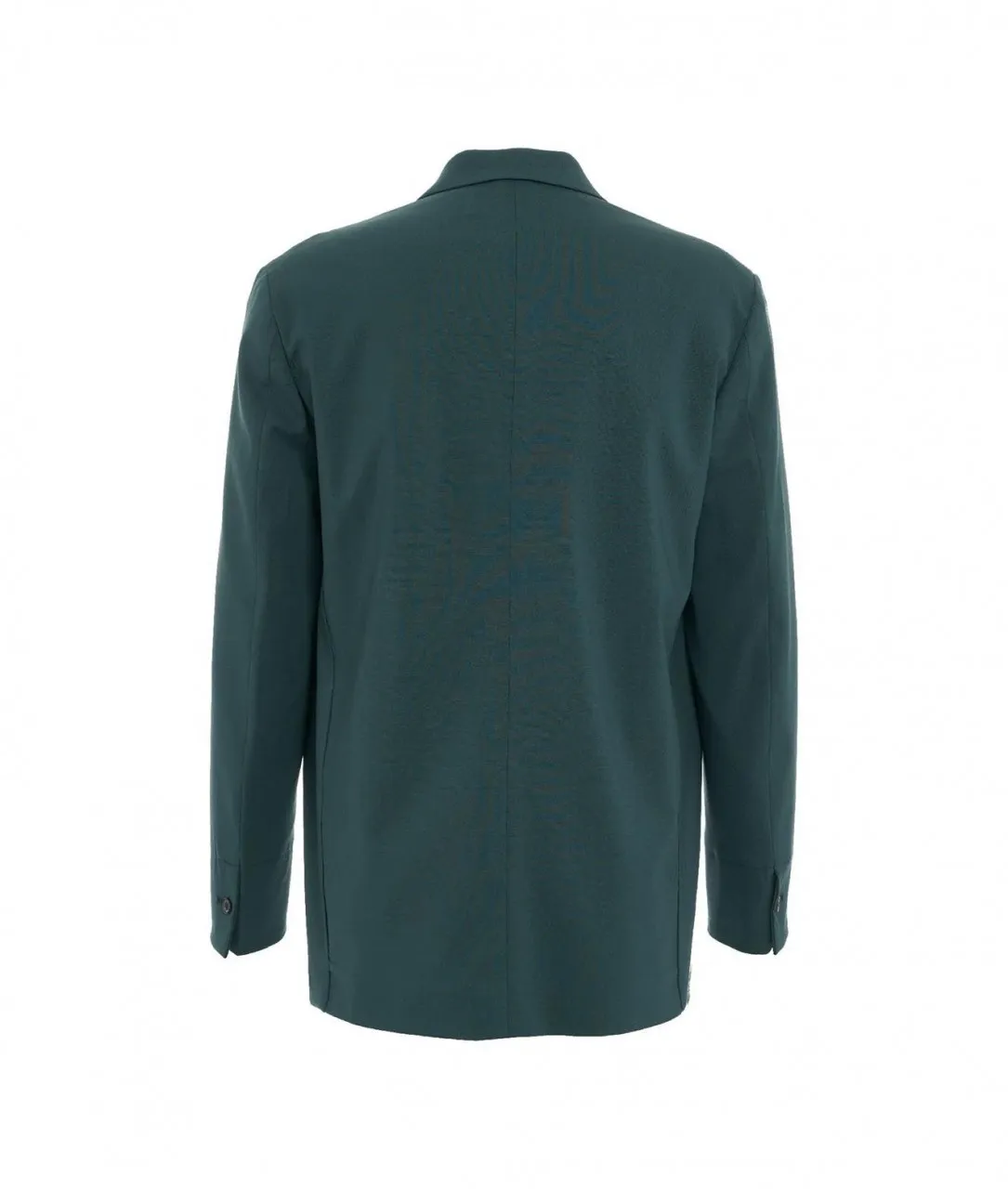 Blazer in lana vergine verde scuro verde scuro