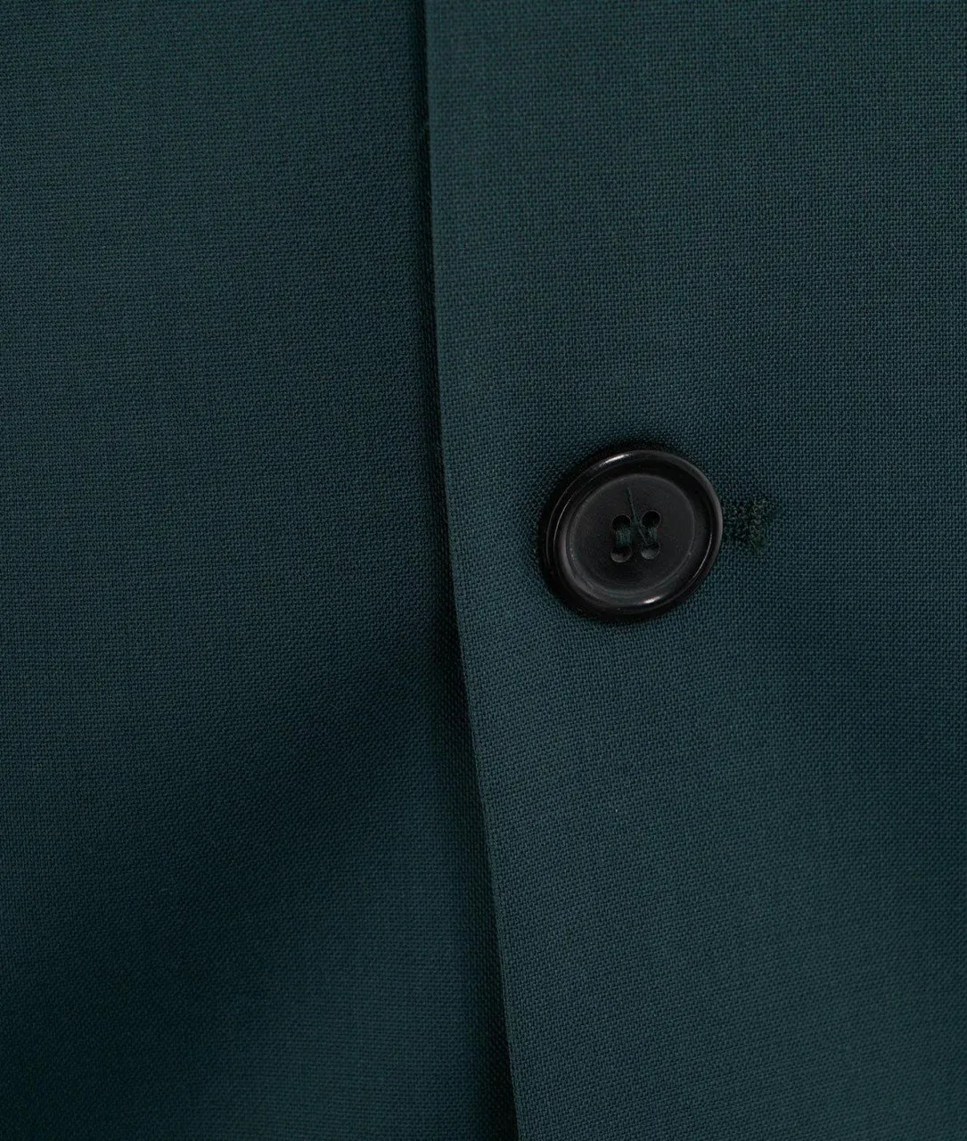 Blazer in lana vergine verde scuro verde scuro