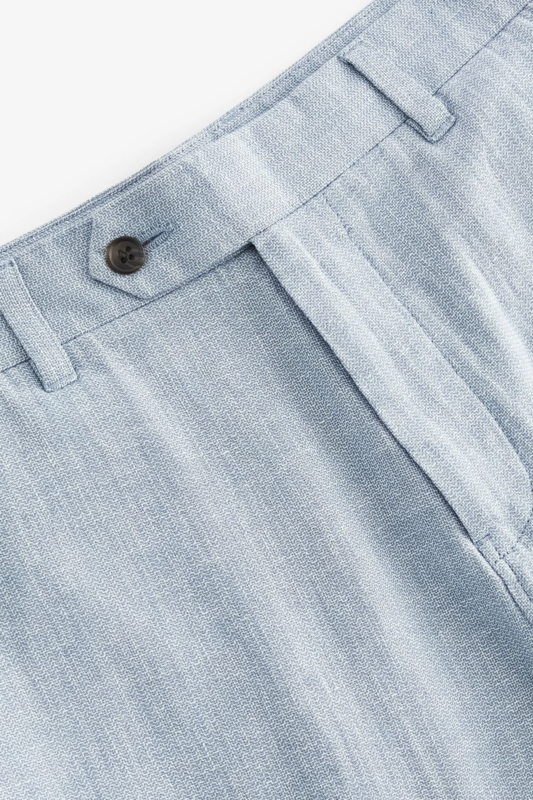 Blend Pantaloni in lino testurizzato