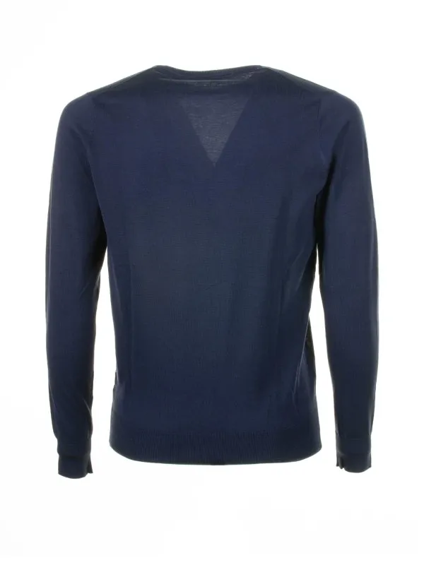 Blue crew neck sweater
