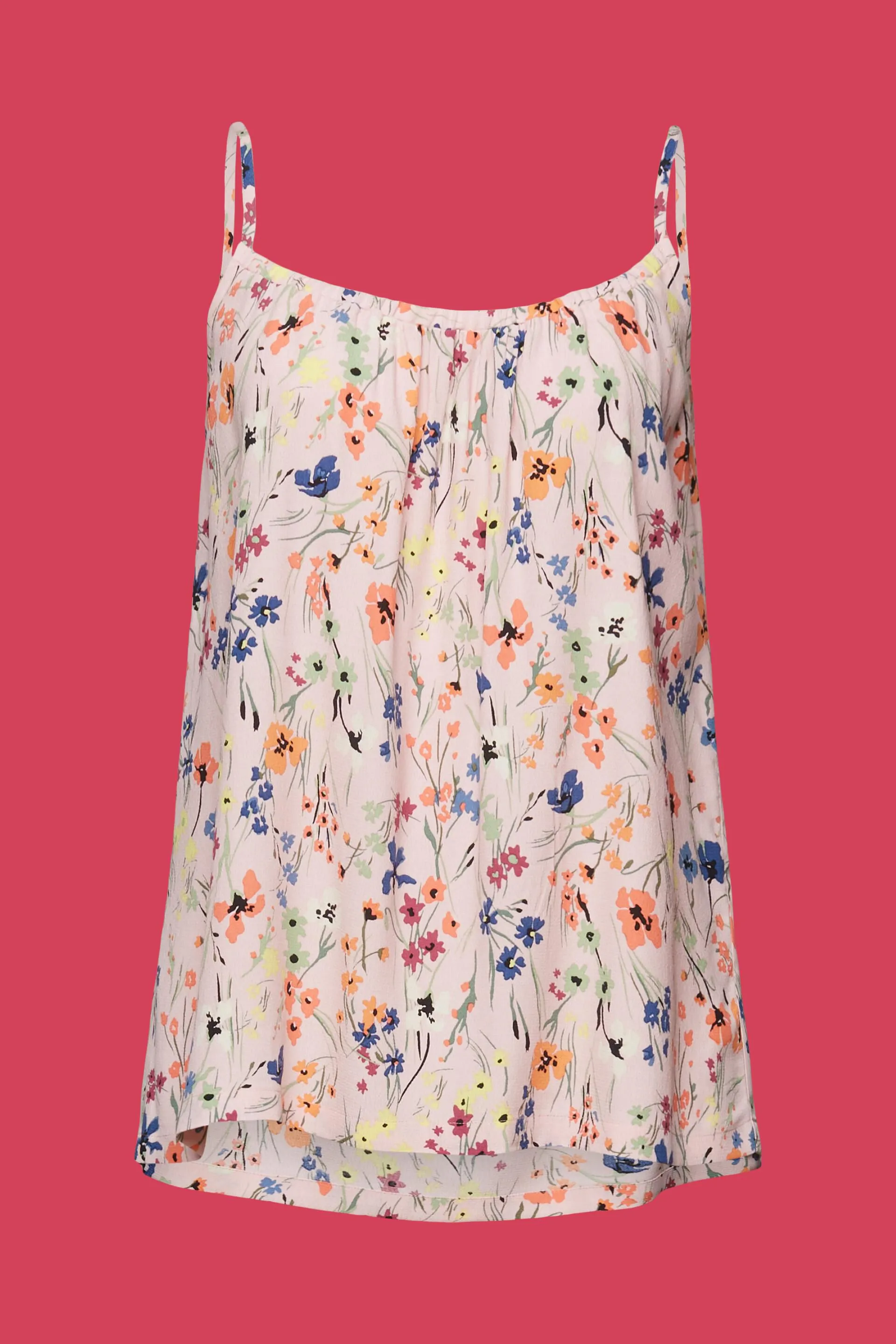 Blusa senza maniche a fantasia