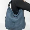 BORSA A SPALLA BLU NOTTE