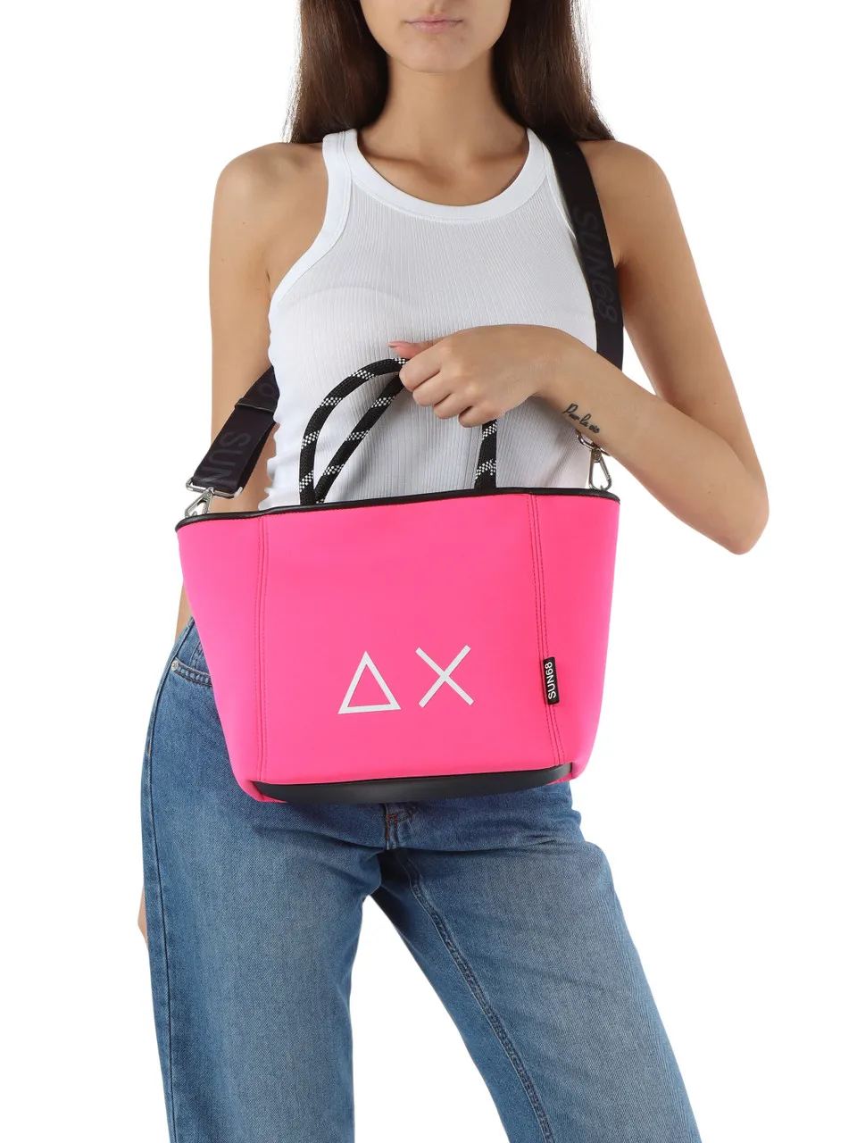 Borsa in neoprene media con stampa logo