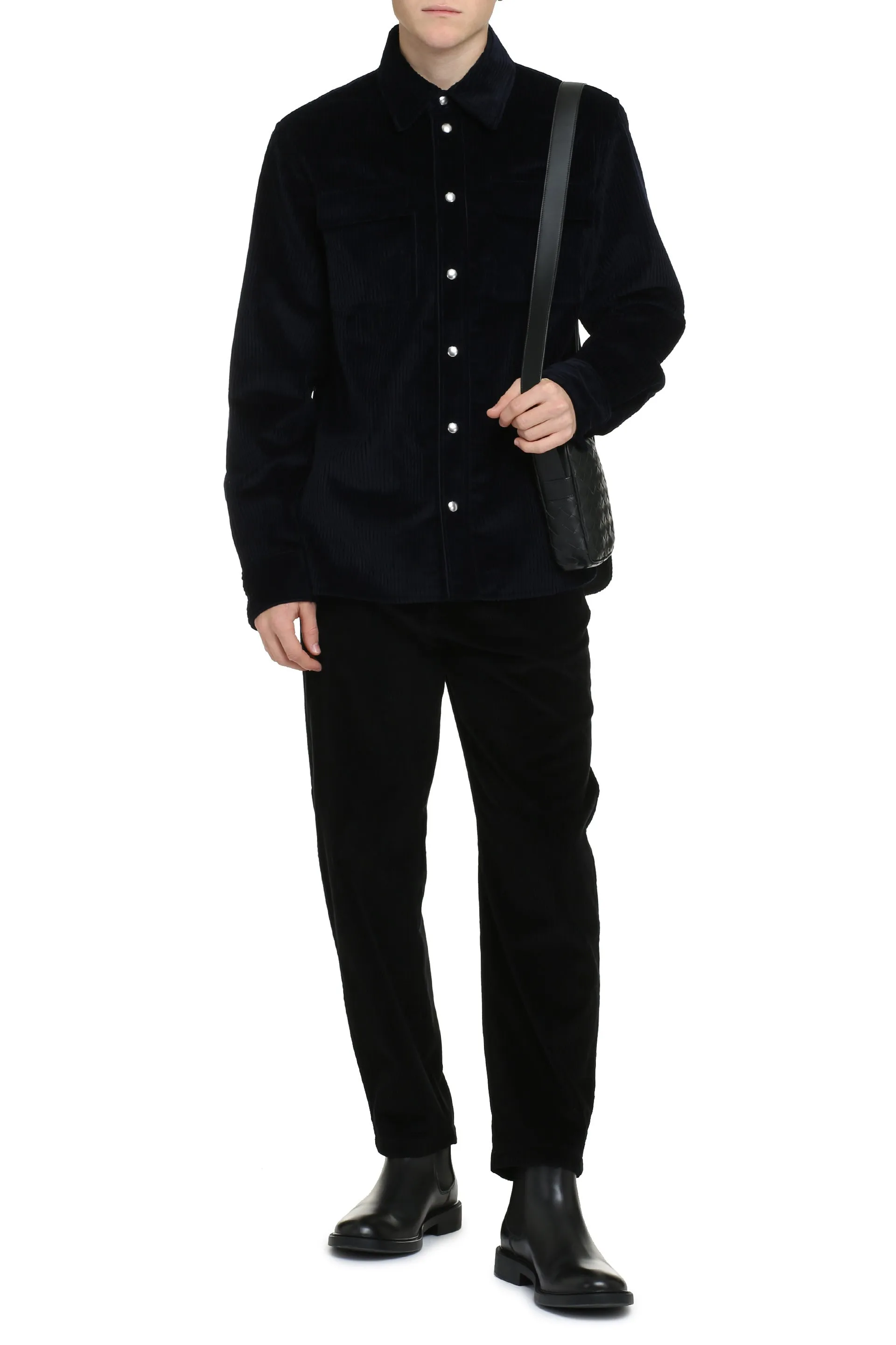 Bottega Veneta Overshirt in velluto a coste