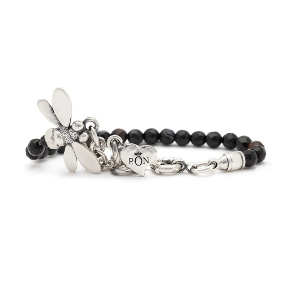 Bracciale Donna Mono Nero Latino Portonovo