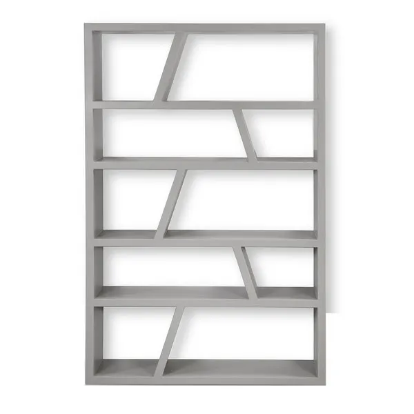 Braid Libreria in mdf dante, grigio matte