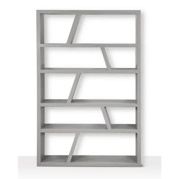 Braid Libreria in mdf dante, grigio matte