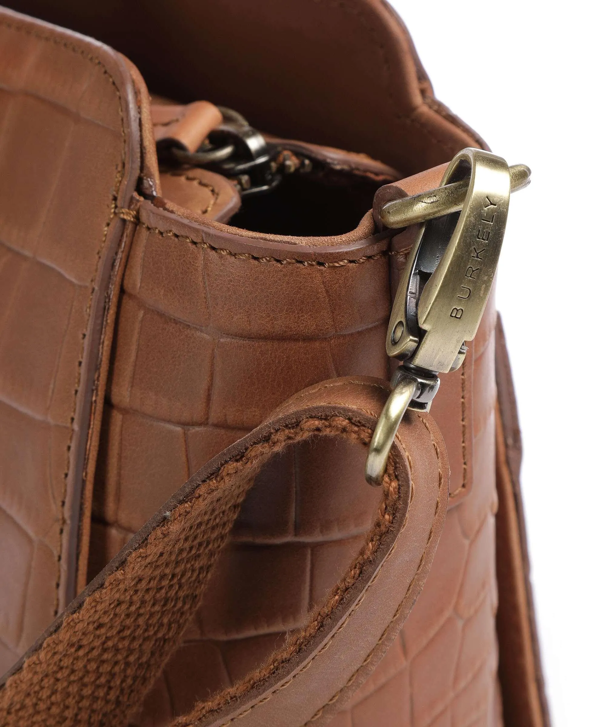  Burkely Cool Colbie Borsa a mano pelle in rilievo cognac  