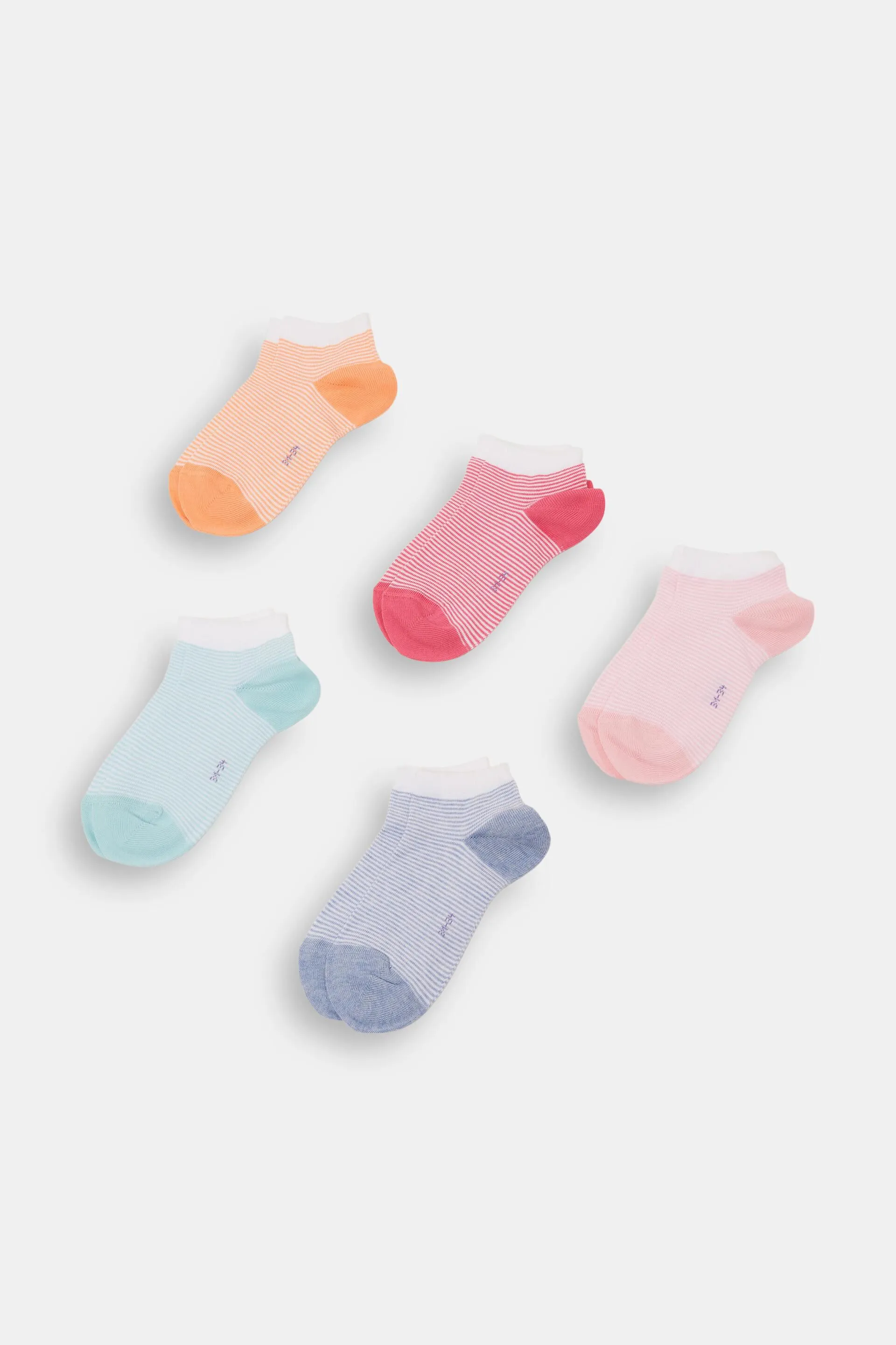 Calze a righe da sneakers in confezione da 5
